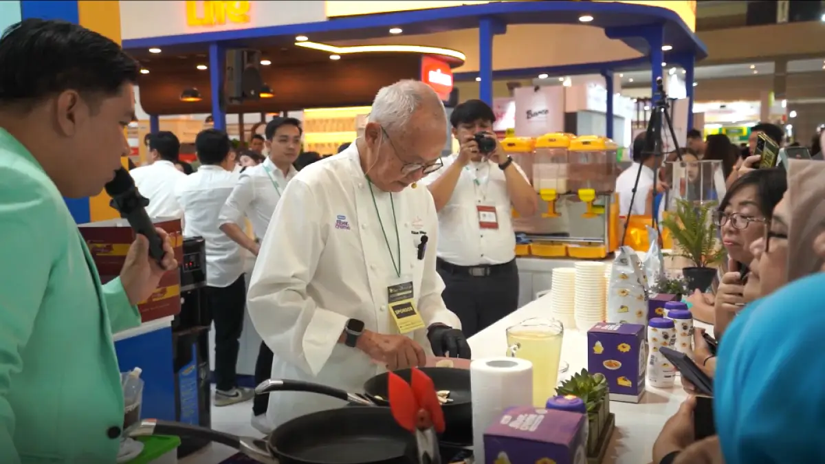 Cooking Demo FiberCreme bersama Pakar Kulier William Wongso