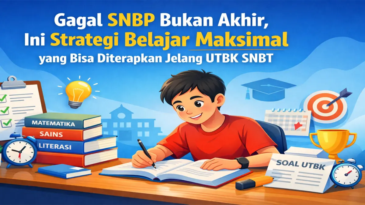 Strategi belajar menjelang UTBK SNBT