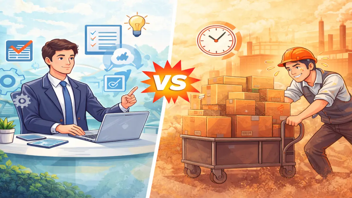 Bekerja cerdan VS bekerja keras