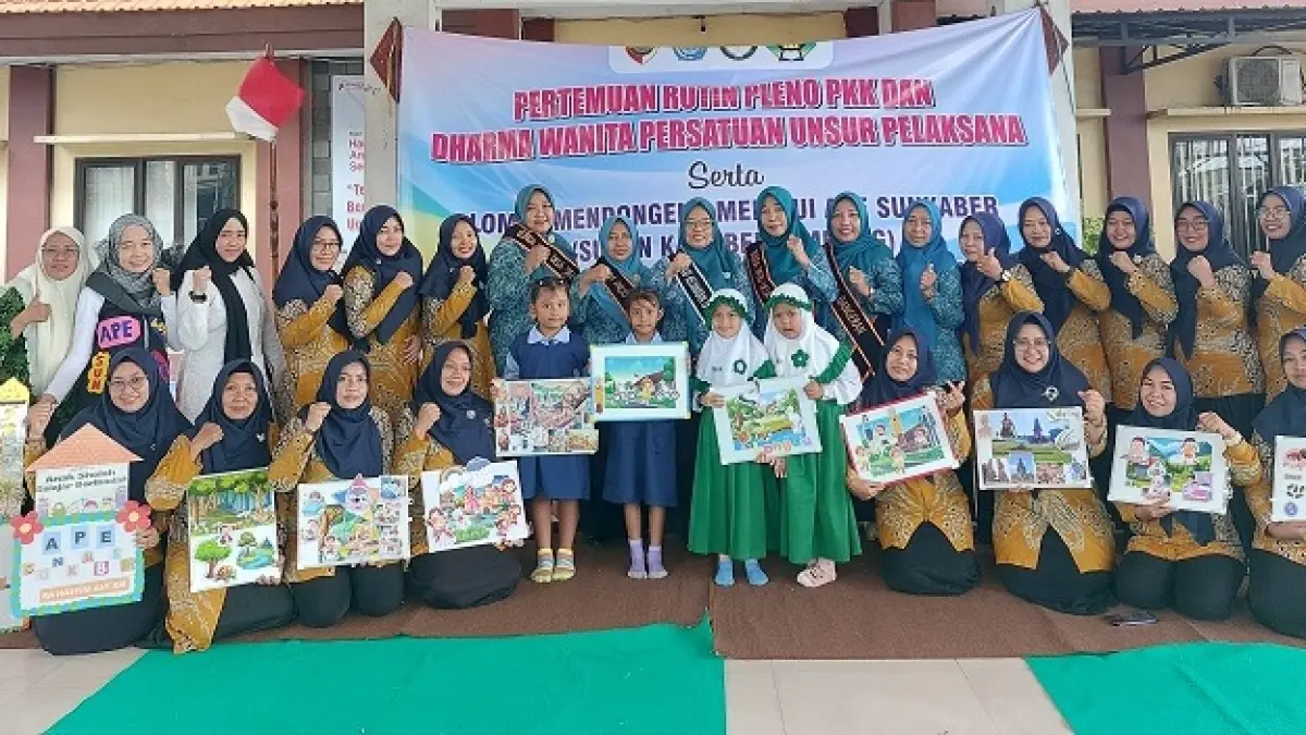 Gerakan Gemar Membaca di satuan PAUD se-Kecamatan Dawarblandong, yang dipadukan dengan penggunaan alat permainan edukatif (APE) susun kata bersambung (sunkaber) untuk meningkatkan minat baca dan literasi anak sejak dini. 
