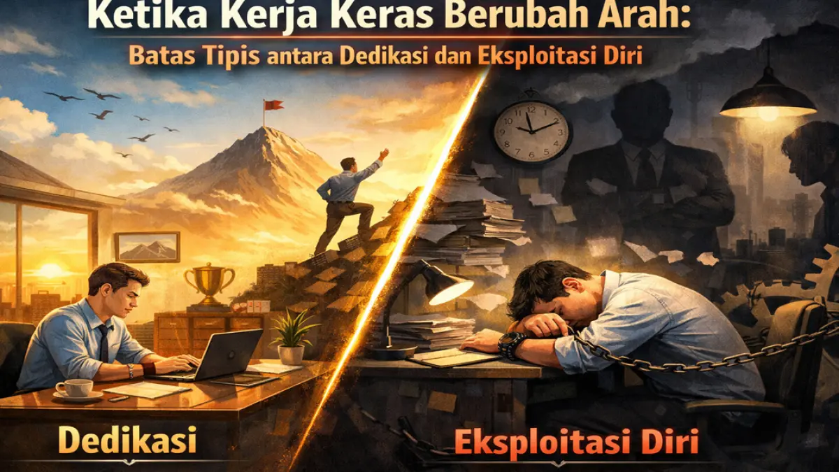 Ketika Kerja Keras Berubah Arah: Batas Tipis antara Dedikasi dan Eksploitasi Diri