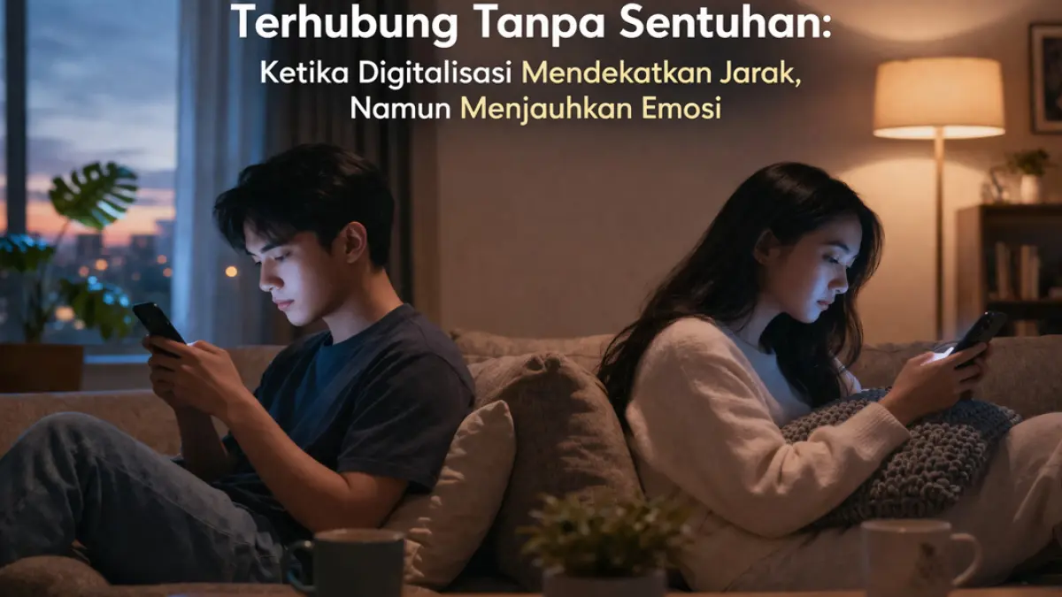 Terhubung Tanpa Sentuhan: Ketika Digitalisasi Mendekatkan Jarak, Namun Menjauhkan Emosi