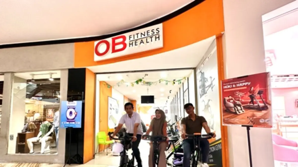 KEBUGARAN:&nbsp;Sepeda olahraga bisa Anda miliki jika berbelanja minimal Rp 17 jutaan di OB Fit Sunrise Mall Mojokerto 1 lantai ground.