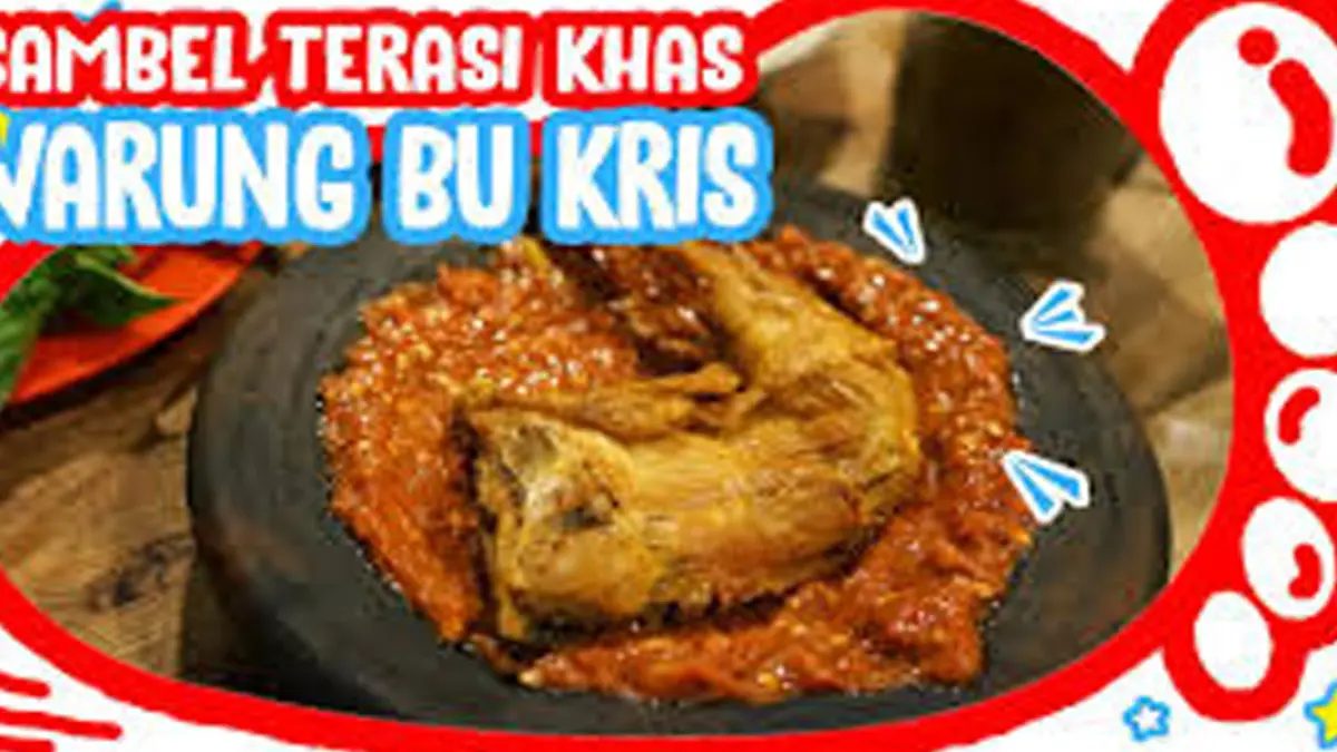 Sambelan Bu Kris Mojokerto (Sambel Bawang & Terasi + Ayam/Bebek Goreng)