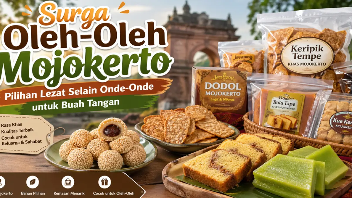 Surga Oleh-Oleh Mojokerto: Pilihan Lezat Selain Onde-Onde untuk Buah Tangan
