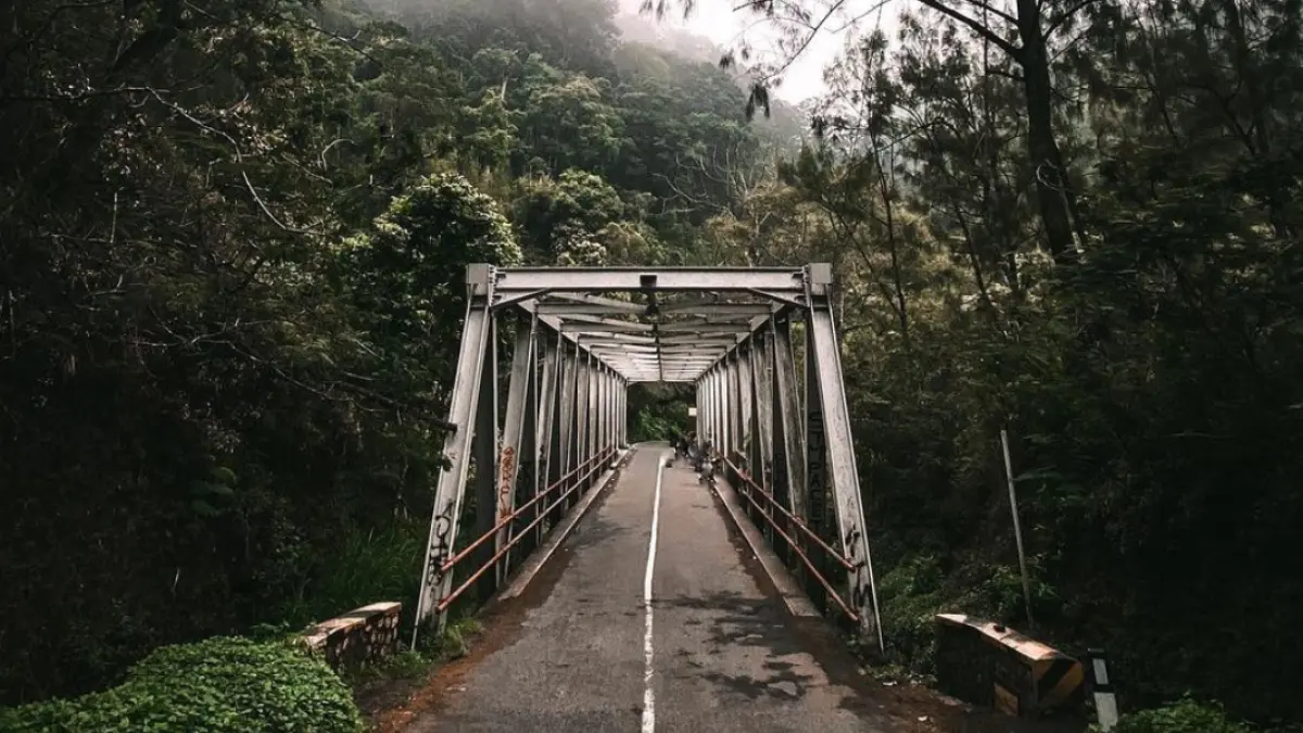 Jembatan Cangar, penghubung Mojokerto–Batu yang menyimpan lebih dari sekadar sejarah.