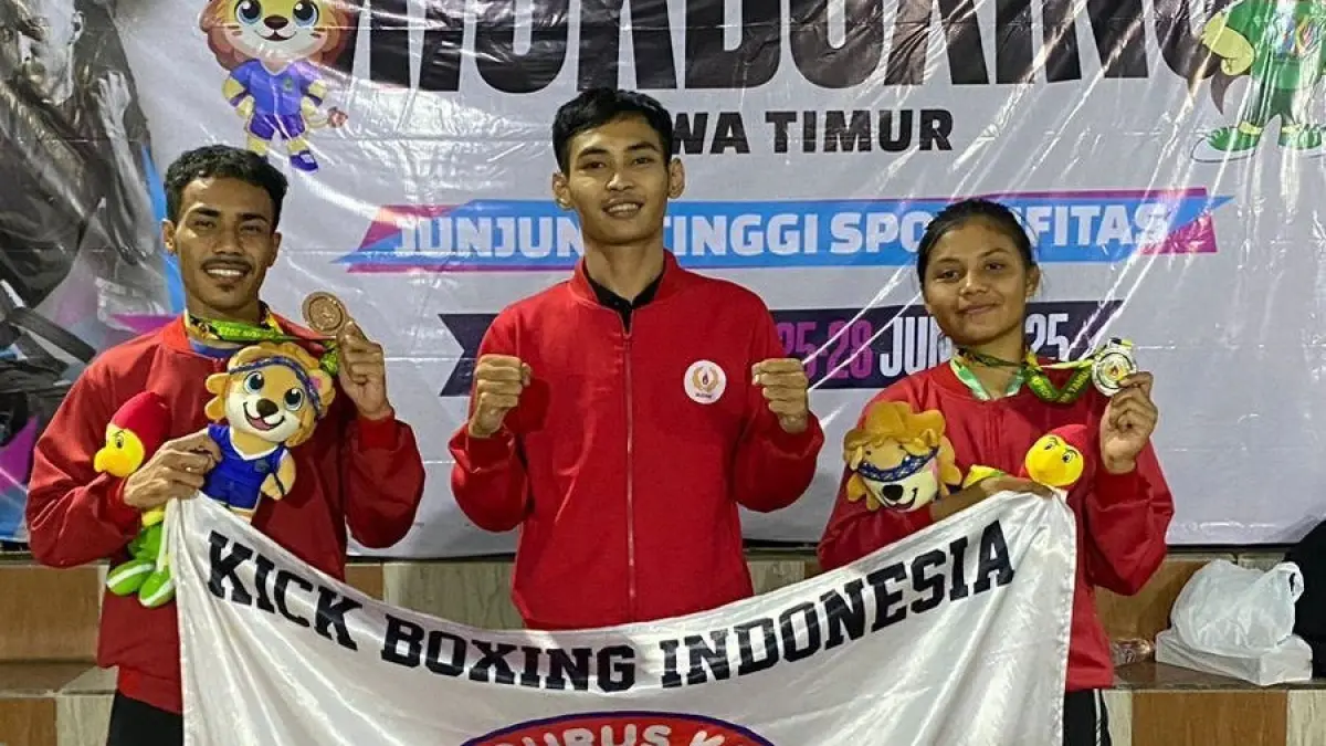 Cabang olaharaga Kickboxing Indonesia (KBI) Kota Mojokerto pada November 2023. (Adi JPRM)