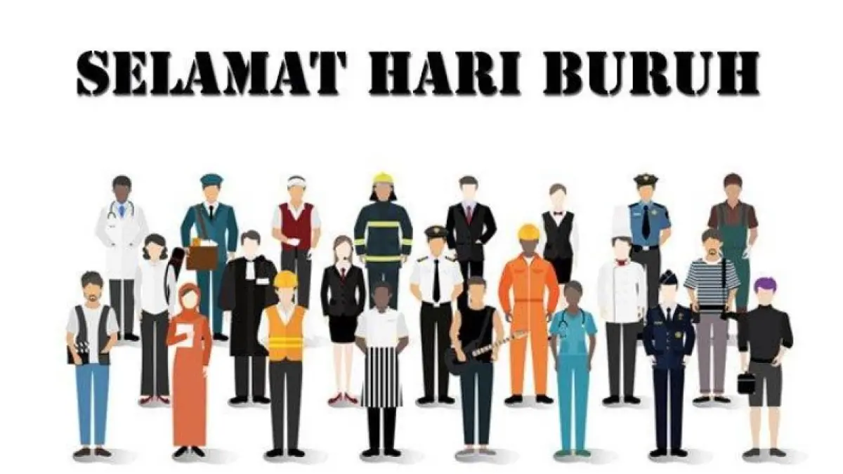 1 Mei di peringati Hari Buruh Internasional.