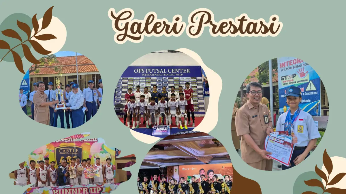 Galeri Prestasi Siswa SMPN 2 Mojokerto.