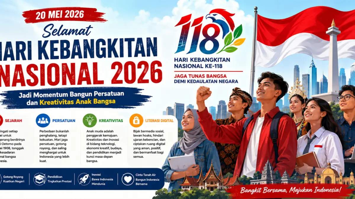 Hari Kebangkitan Nasional 2026 telah menjadi momentum untuk bangun persatuan