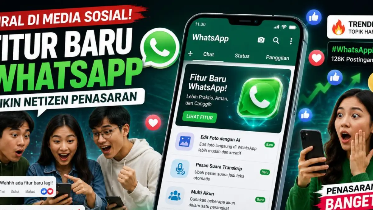 Viral di Media Sosial, Fitur Baru WhatsApp Bikin Netizen Penasaran.