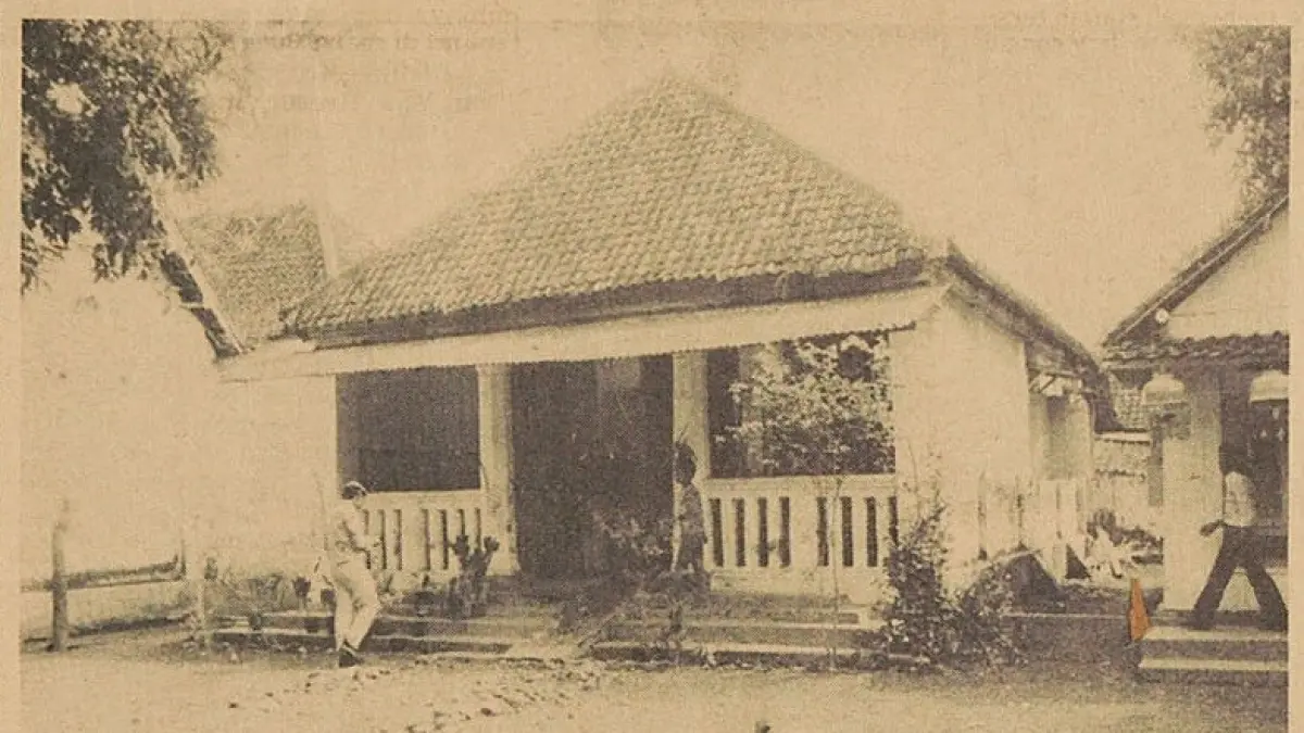TEMPAT TINGGAL: Rumah kontrakan yang ditinggali Soekarno bersama R. Soekeni Sosrodihardjo dan keluarga yang berada di Jalan Gajah Mada, Kota Mojokerto. (koleksi Moch. Faisol for JPRM)