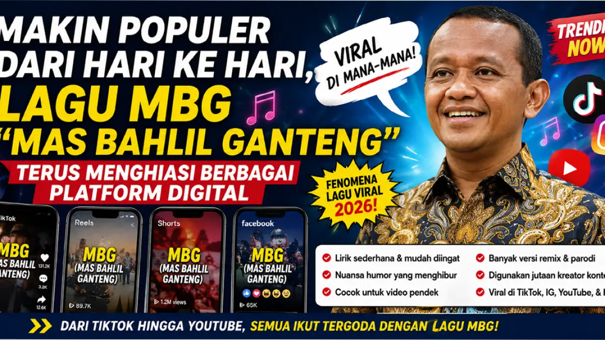 Lagu MBG semakin viral dari hari ke hari!