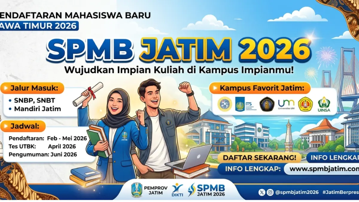 Jadwal SPMB Jatim 2026 untuk SMA/SMK