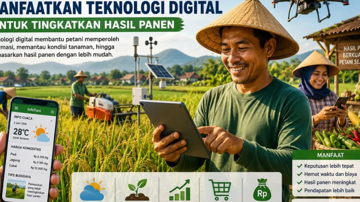 Petani Desa Manfaatkan Teknologi Digital untuk Tingkatkan Hasil Panen.