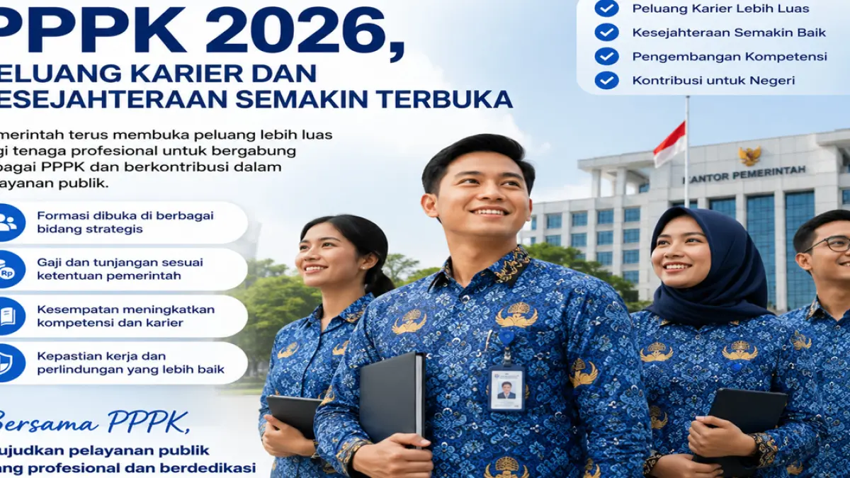 Kabar Baik PPPK 2026, Peluang Karir dan Kesejahteraan Semakin Terbuka