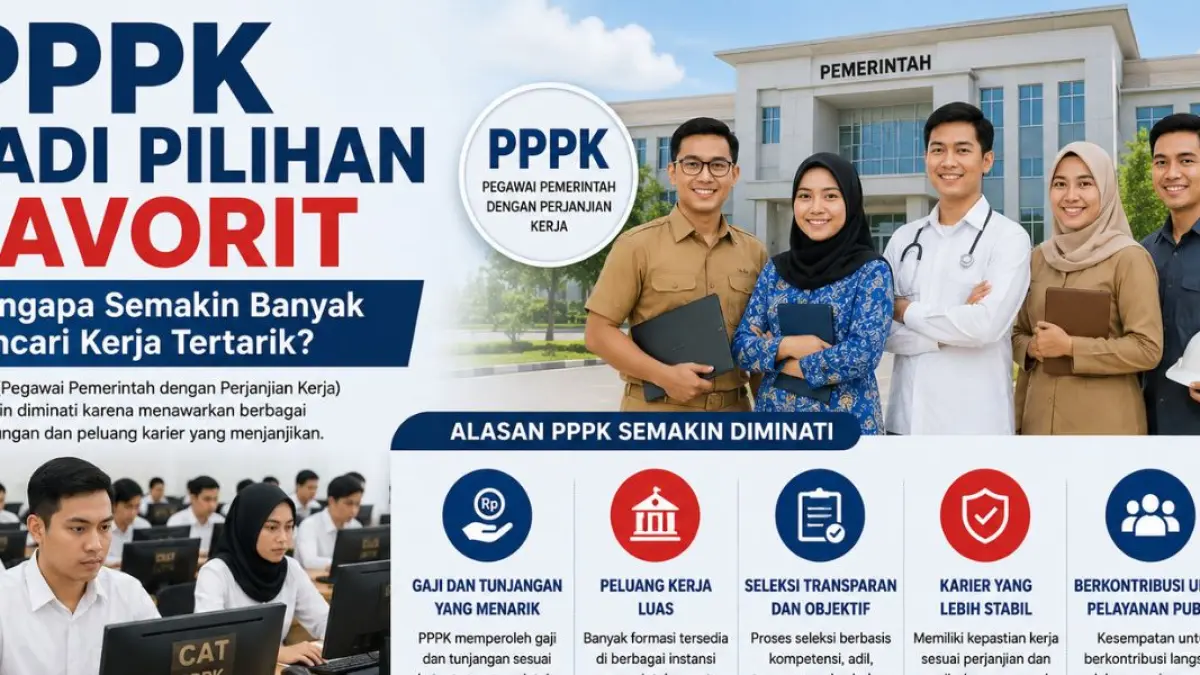 PPPK Jadi Pilihan Favorit, Mengapa Semakin Banyak Pencari Kerja Tertarik?.