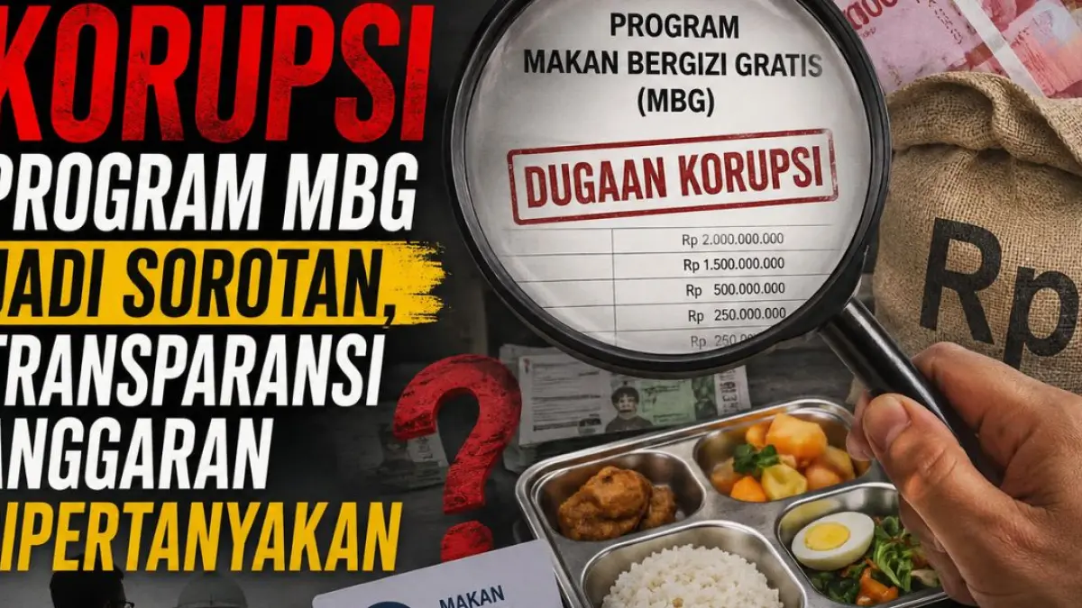 Dugaan Korupsi Program MBG Jadi Sorotan, Transparansi Anggaran Dipertanyakan.
