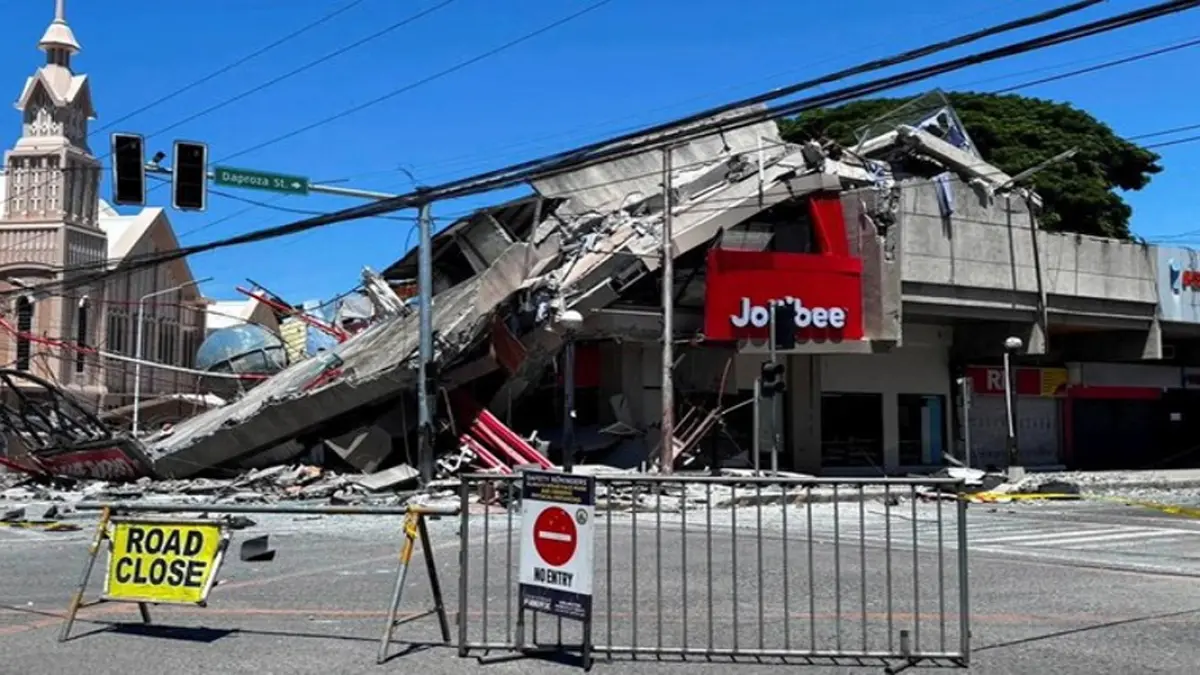 Rekaman gempa Filipina