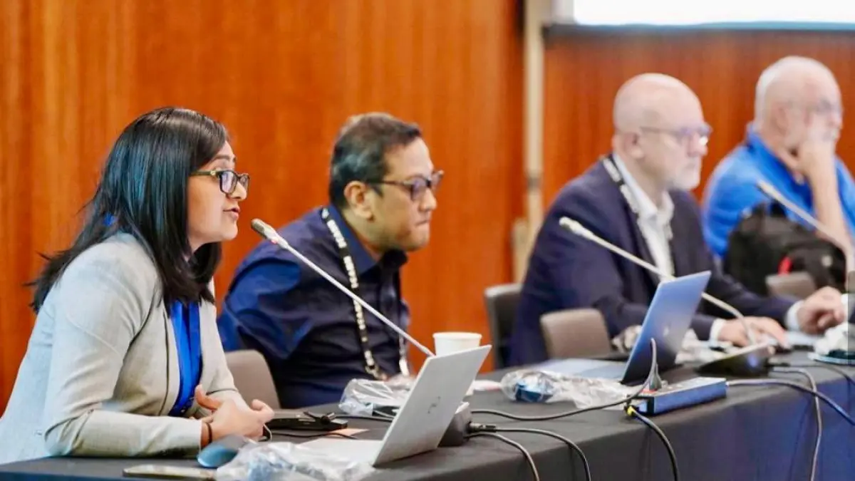 Ery Punta Hendraswara, sekretaris Pandi menyampaikan paparan tentang abuse DNS (domain name services) di aidang ICANN.