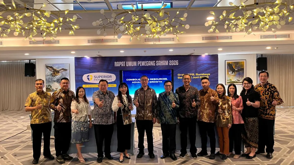 Sepanjang tahun 2025, PT Superior Prima Sukses Tbk membukukan penjualan bersih sebesar Rp1,50 triliun, meningkat dibandingkan tahun 2024 yang sebesar Rp1,46 triliun.