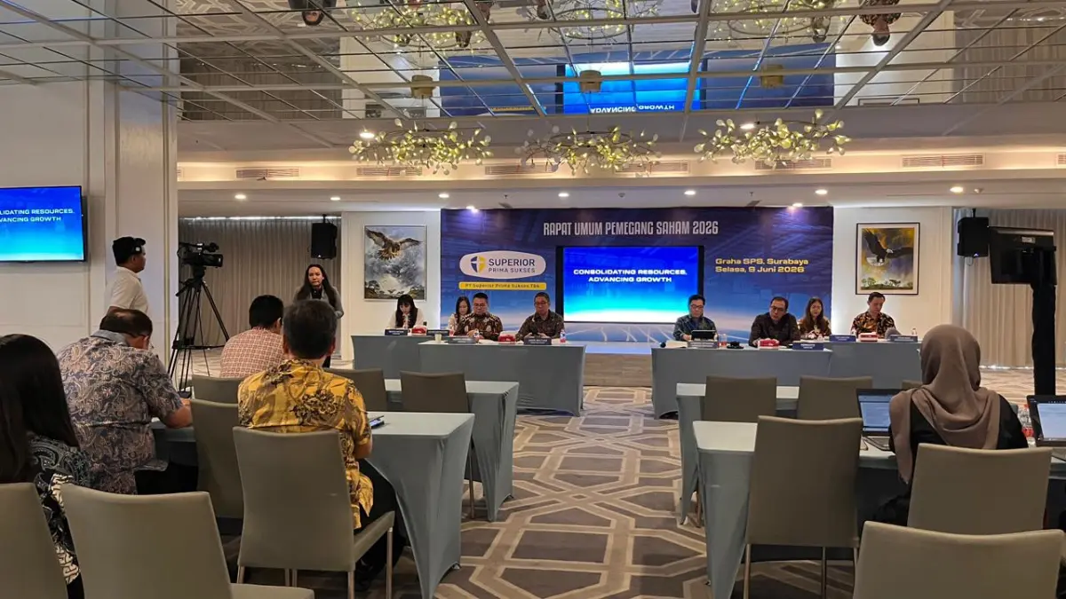 Sepanjang tahun 2025, PT Superior Prima Sukses Tbk membukukan penjualan bersih sebesar Rp1,50 triliun, meningkat dibandingkan tahun 2024 yang sebesar Rp1,46 triliun.