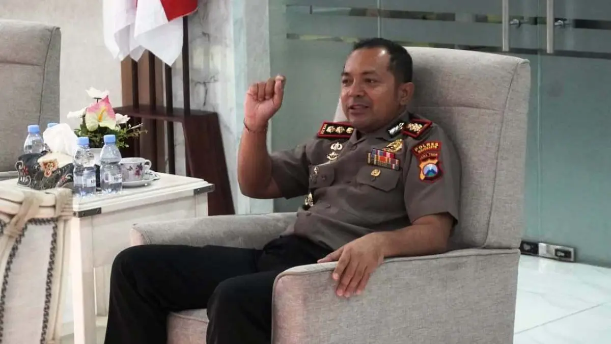 ANALISA DAN EVALUASI: Kapolres Mojokerto AKBP Dr. (C) Andi Yudha Pranata, SH, SIK, M.Si, memimpin pelaksanaan analisa dan evaluasi besama pejabat utama (PJU) yang membahas rencana pengamanan agenda pengesahan warga baru perguruan silat di bulan  Sura 2026. (dok Polres Mojokerto for JPRM)