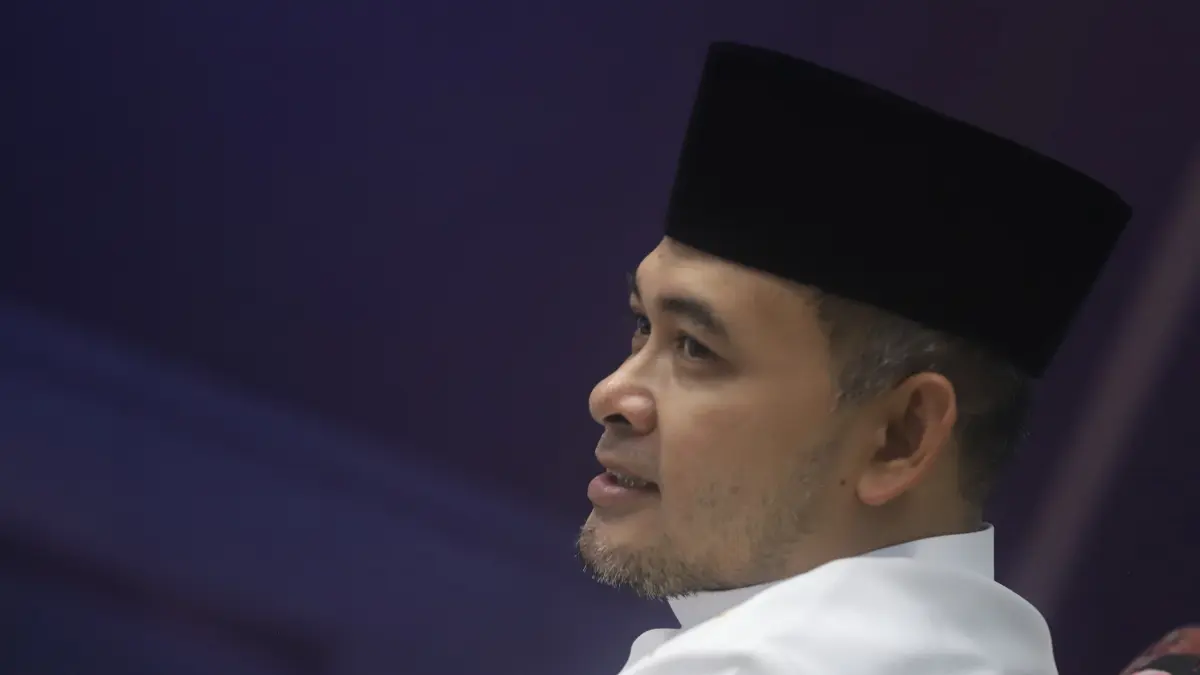 M. Afif Zamroni, Staf Khusus Menteri Desa dan PDT saat berkunjung ke kantor Jawa Pos Radar Mojokerto, Jumat (12/6). (Sofan JPRM)
