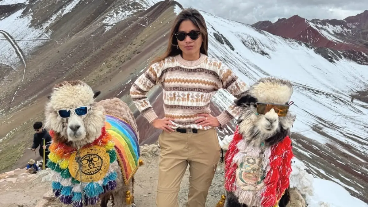 Melina Qw ketika berada di Peru. (dok Melina for JPRM)