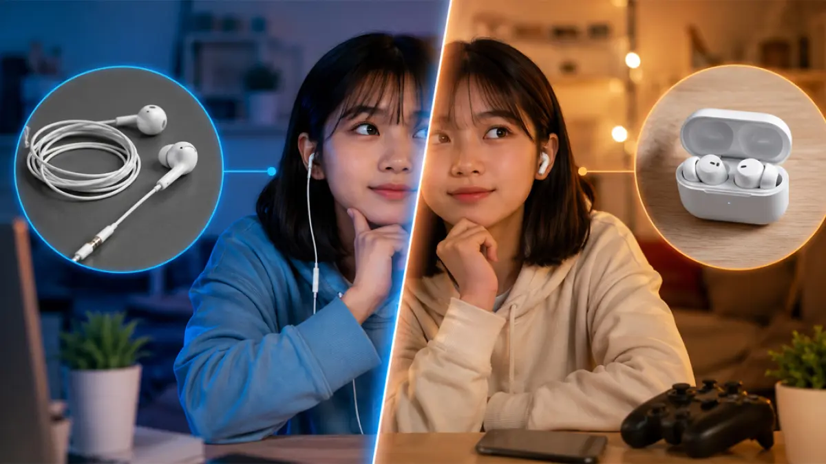 Headset kabel kini kembali tren di kalangan gen z