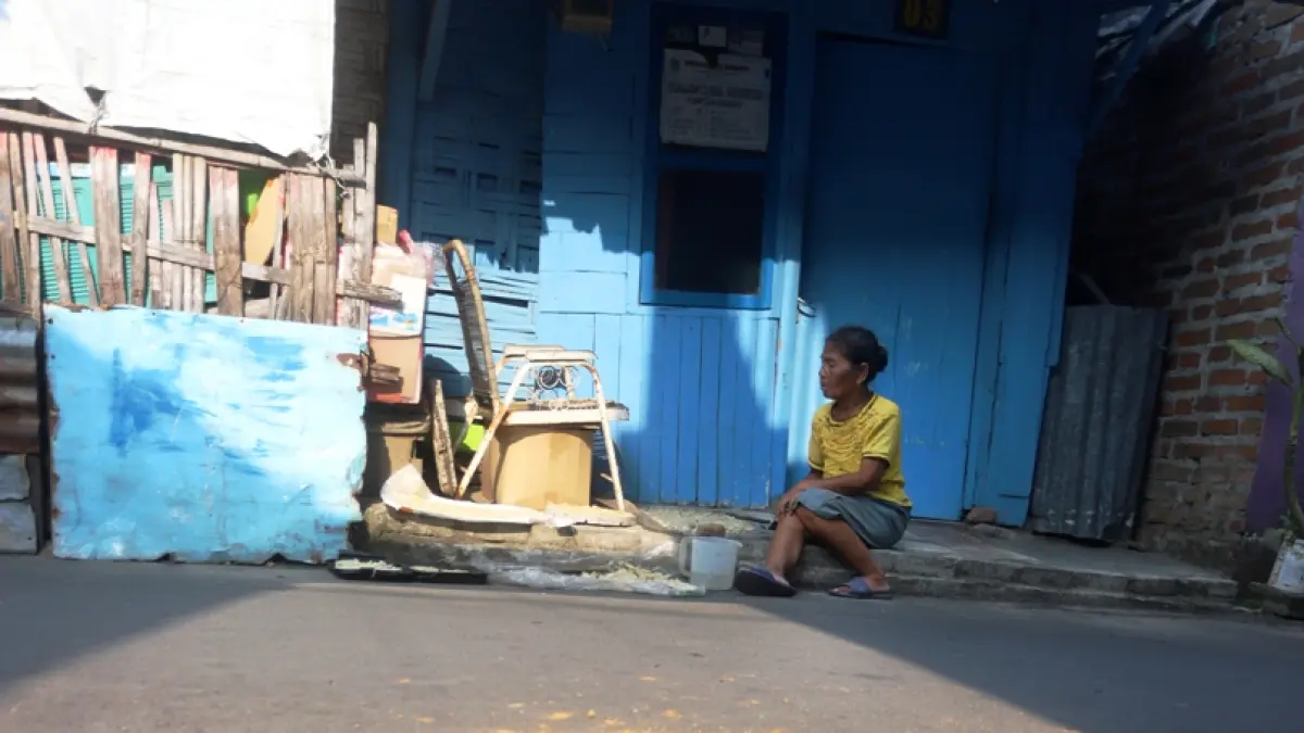 PERLU BANTUAN:&nbsp;Potret masyarakat kurang mampu di Lingkungan Ngaglik, Kelurahan/Kecamatan Kranggan, Kota Mojokerto. (Sofan JPRM)