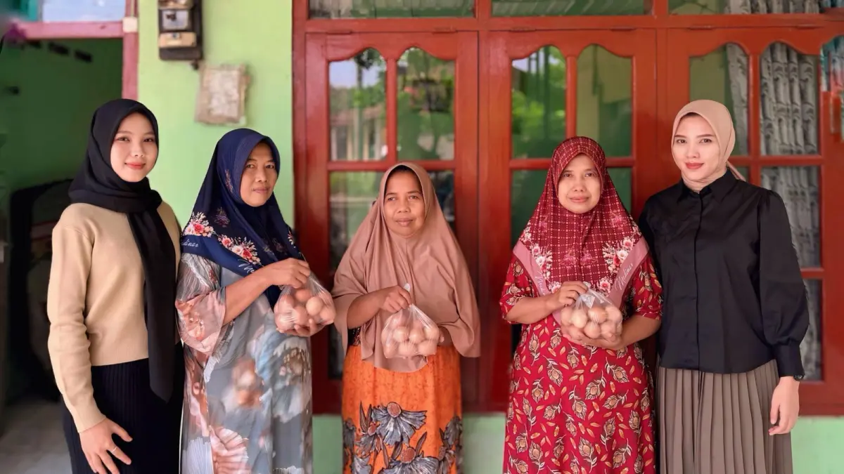 BERMANFAAT: Usai sukses mengembangkan program sosial-ekonomi, Pemdes Bicak juga fokus meluncurkan program investasi SDM. (Indah JPRM)