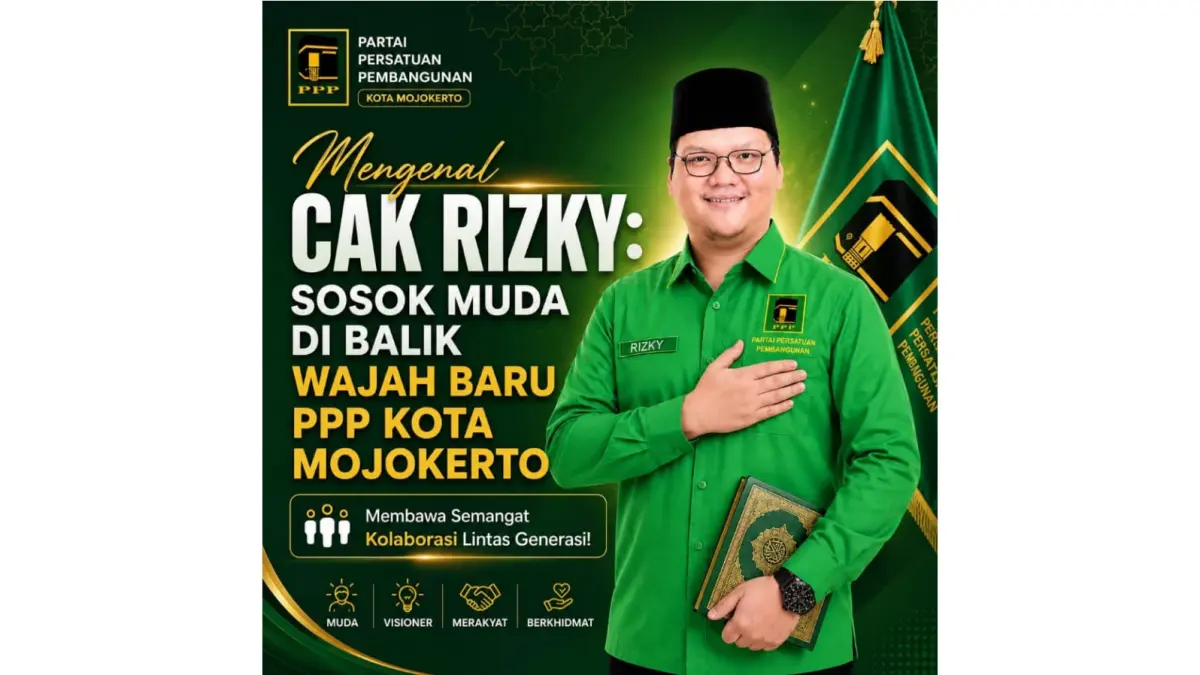 Ketua DPC PPP Kota Mojokerto Moch. Rizky Fauzi Pancasilawan., SH., M.HP., C.C.D.