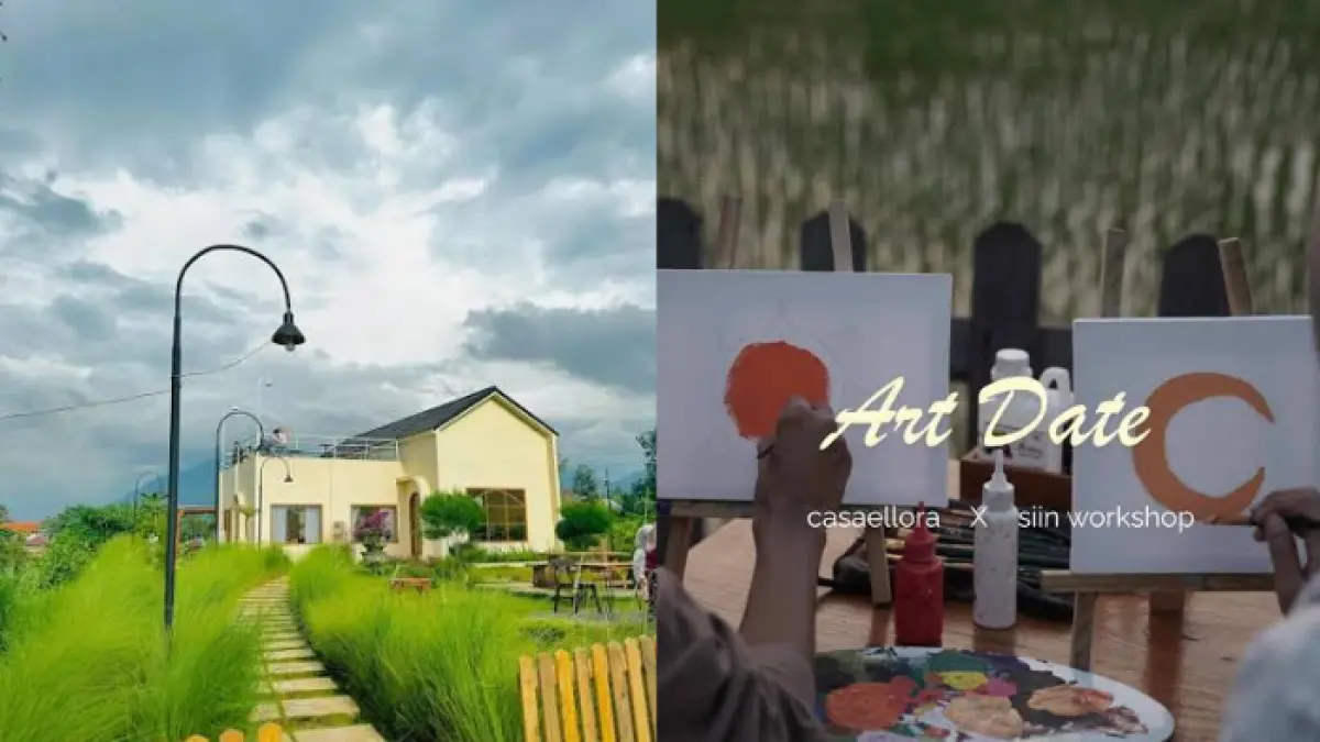 Casaellora Trawas Ajak Pengunjung Rasakan Sensasi Art Date.