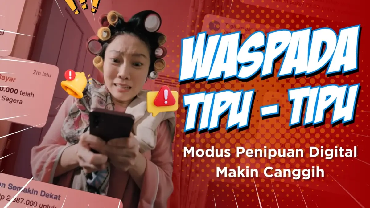 Waspada penipuan daring**! Modus makin canggih, dari phishing email hingga investasi bodong. Jangan mudah tergiur, selalu cek kebenaran informasi sebelum bertindak!
