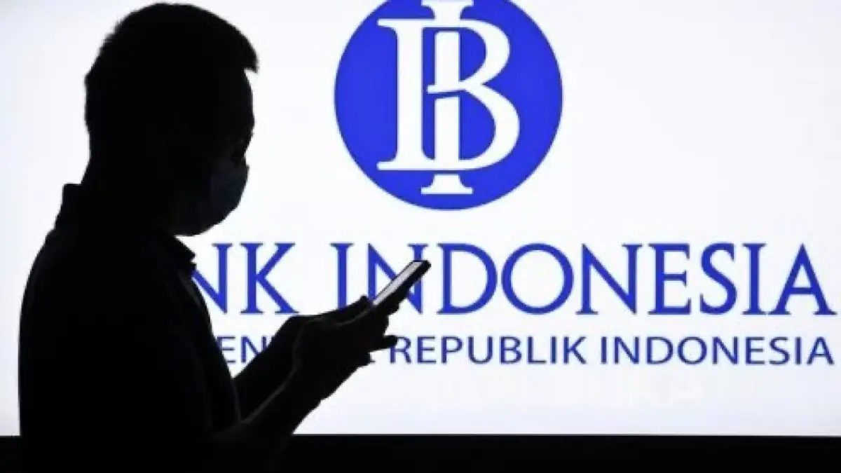 Ilustrasi Bank Indonesia. Dalam Rapat Dewan Gubernur (RDG) 21–22 Juli 2026, BI memutuskan mempertahankan suku bunga acuan (BI-Rate) di level 5,75 persen untuk menjaga stabilitas nilai tukar rupiah dan inflasi di tengah ketidakpastian ekonomi global.