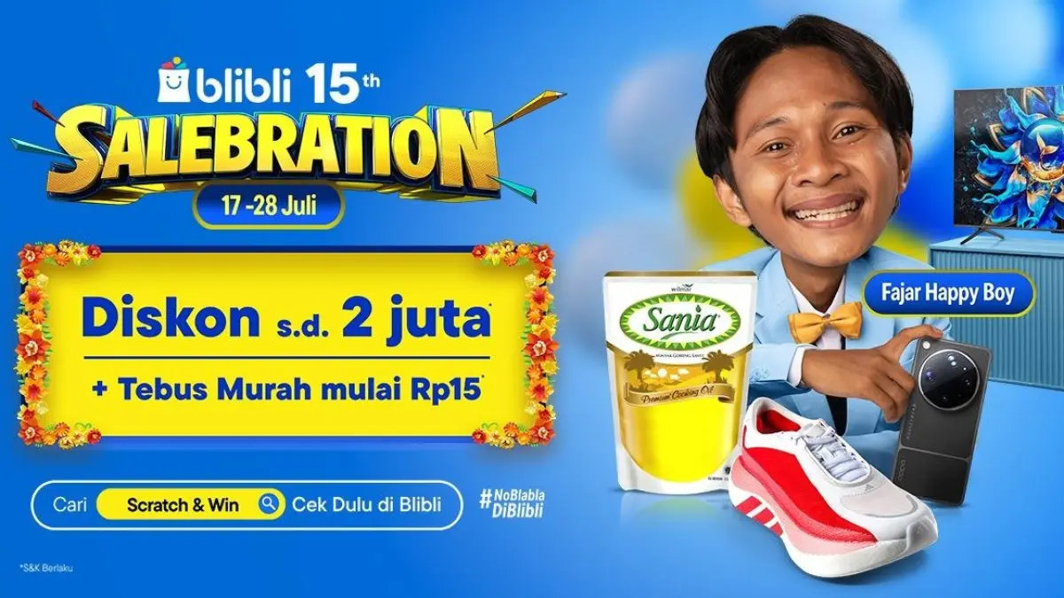 Setelah menemukan pilihan yang sesuai, Anda dapat memanfaatkan penawaran menarik dengan Beli salebration blibli Online Original hanya di Blibli untuk mendapatkan produk elektronik berkualitas dengan lebih hemat.