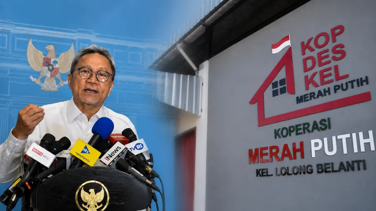 Menteri Koordinator Bidang Pangan Zulkifli Hasan menyampaikan keterangan terkait rencana penyaluran bantuan sosial dan berbagai bantuan pemerintah melalui Koperasi Desa Merah Putih serta Koperasi Kelurahan Merah Putih.