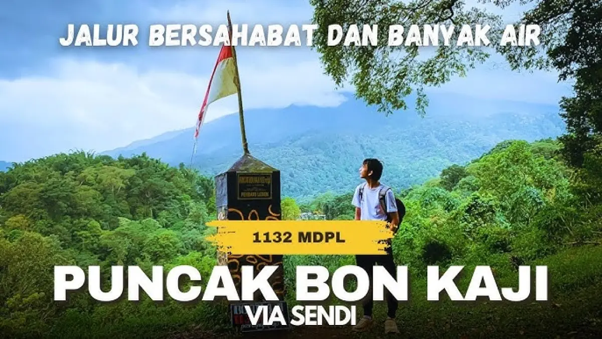Puncak Bon Kaji di Sendi, Pacet, Mojokerto jadi spot trekking hidden gem di ketinggian 1.132 mdpl.