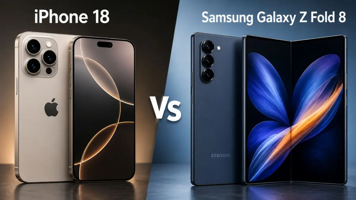 iPhone 18 vs Samsung Galaxy Z Fold 8, mana yang lebih unggul? Simak perbandingannya! 
