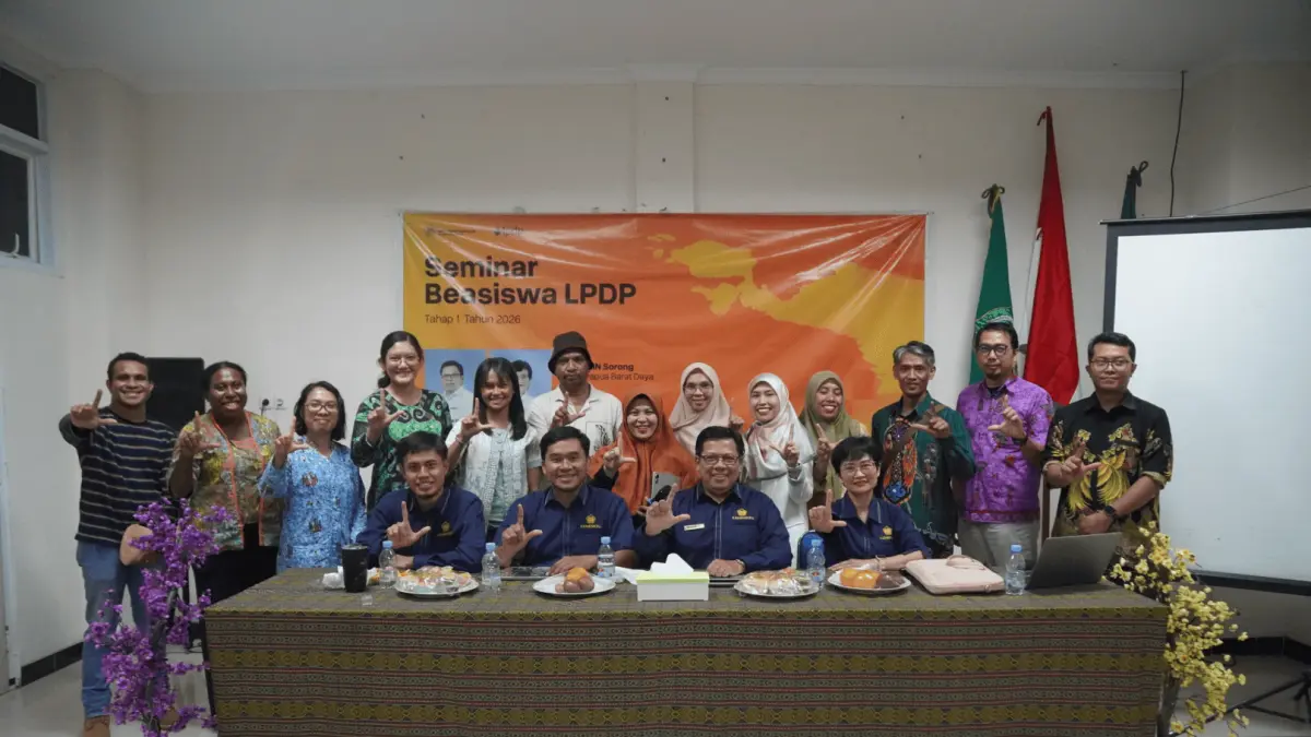 Peserta mengikuti Seminar Beasiswa LPDP Tahap 1 Tahun 2026. Pendaftaran Beasiswa LPDP Tahap 2 menjadi kesempatan bagi calon penerima untuk mengikuti seleksi beasiswa pendidikan.