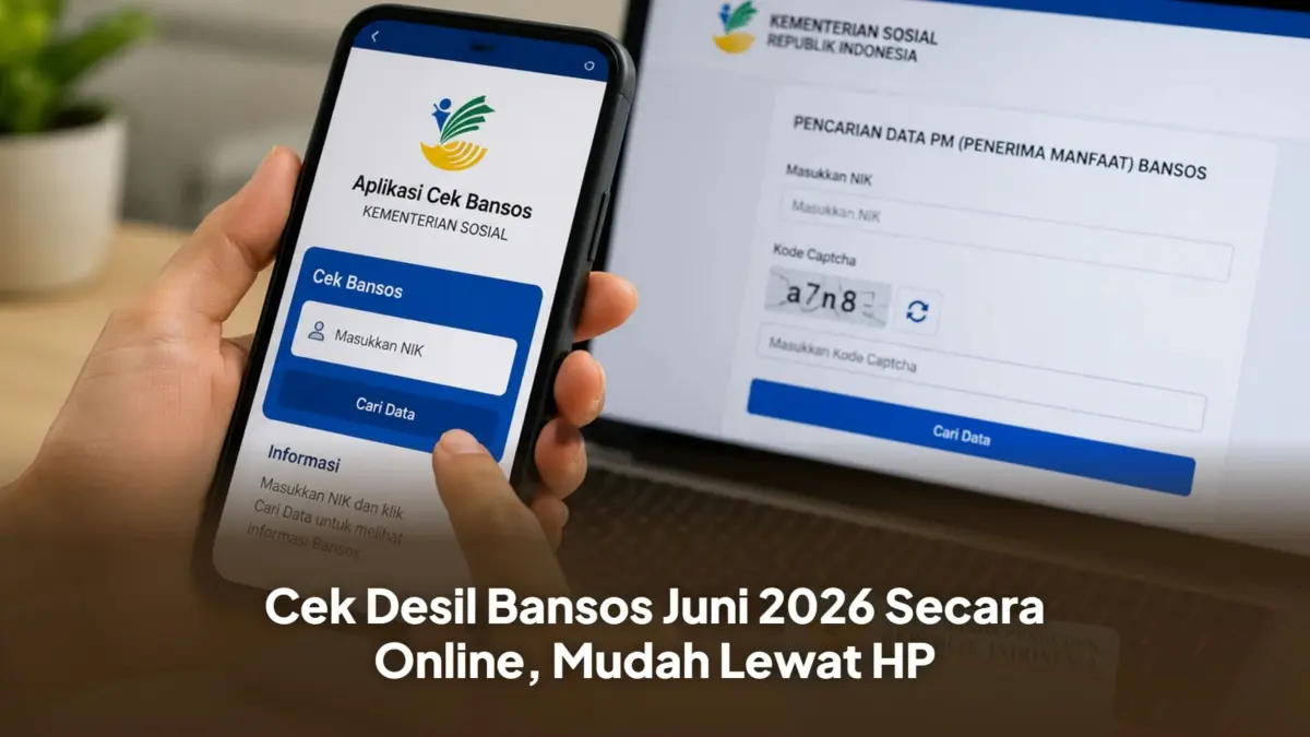 Ingin tahu apakah Anda terdaftar sebagai penerima bansos 2026? Simak cara cek penerima bansos secara online lewat HP dengan mudah dan cepat!

