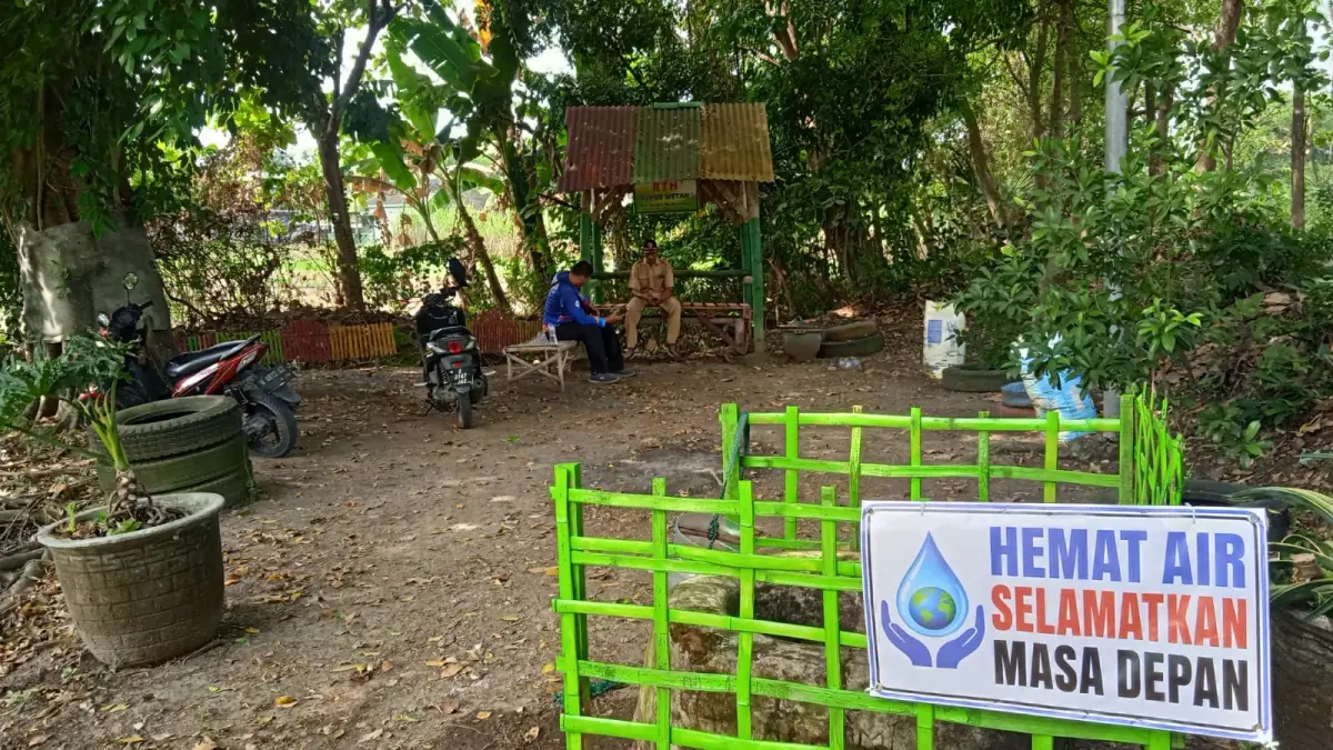 BERSAING SE-INDONESIA: Sumber mata air di Dusun Gangsir, Desa Cinandang, Kecamatan Dawarblandong menjadi salah satu objek penilaian lomba Proklim Utama 2026. (dok Pemdes Cinandang for JPRM)