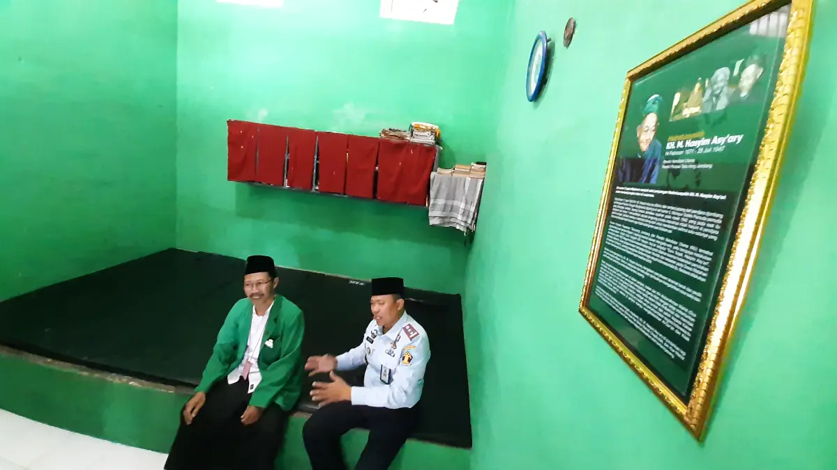 BERNILAI HISTORI: Sel tahanan nomor 2 di Lapas Kelas II-B Mojokerto yang pernah menjadi tempat Kiai Hasyim Asy’ari dipenjara di masa pendudukan Jepang.