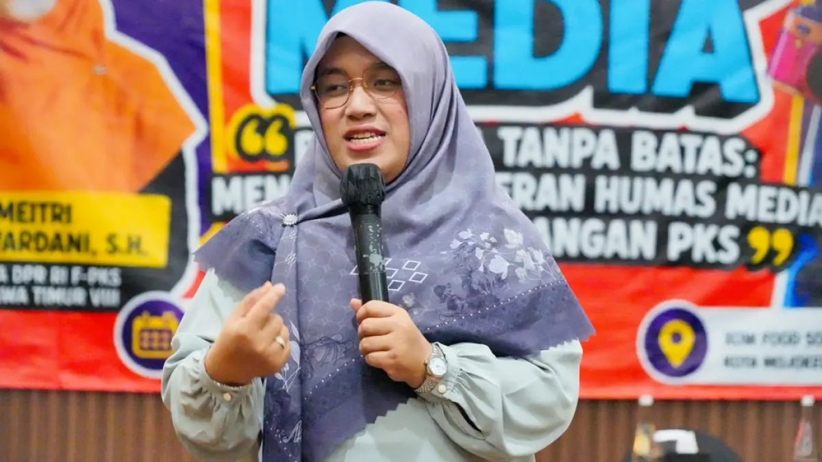 Meitri Citra Wardani, anggota Komisi XII DPR RI juga dekat dengan kalangan awak media dan pemengaruh.
