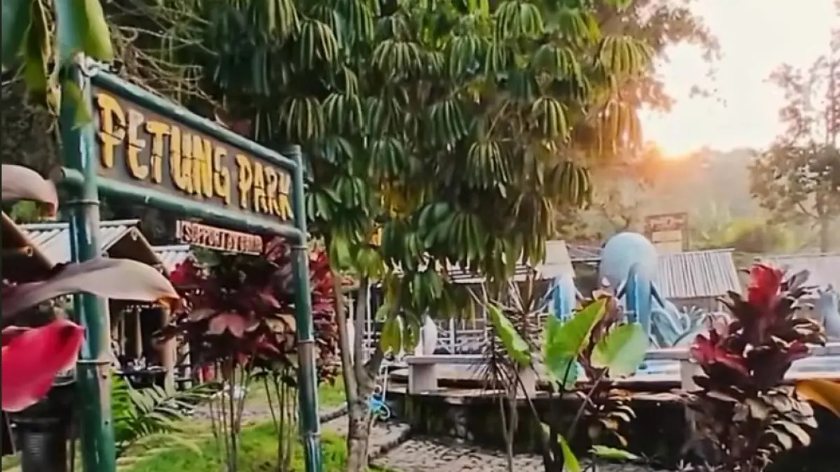 Mengusung konsep pedesaan dengan pemandangan sawah dan gunung yang indah, Petung Park Trawas menjadi destinasi liburan pilihan yang terbaik.