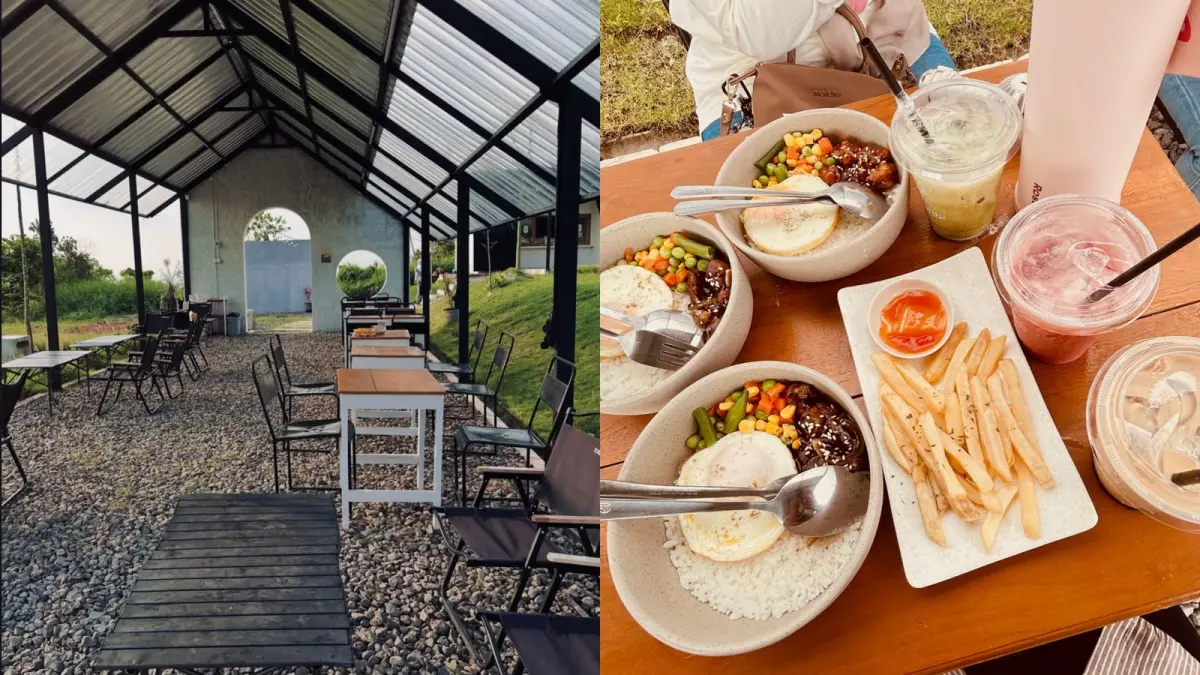 Nikmati udara sejuk Pacet sambil melihat pemandangan sunset indah di Aluna Cozy Space