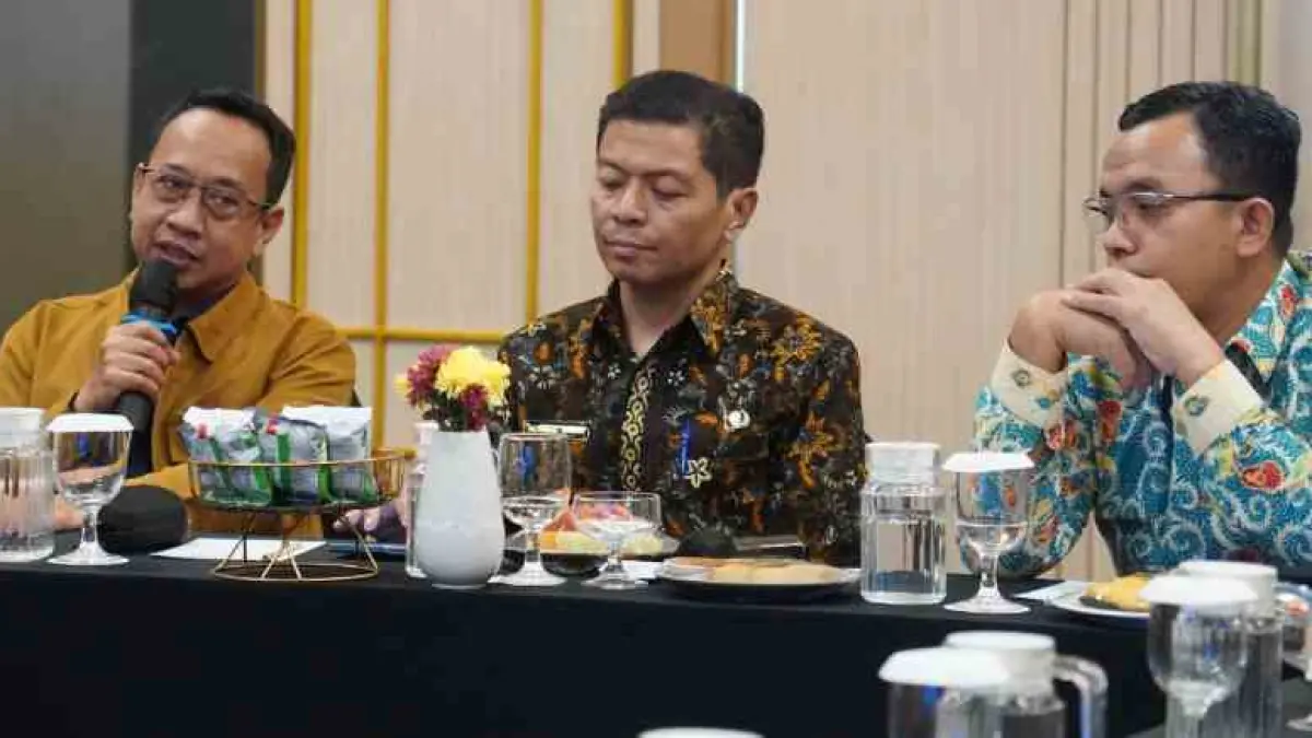 Kegiatan Laporan Program Kerja TKMKB Cabang Mojokerto yang dilaksanakan pada Kamis (20/08), bertempat di Hotel Aston Mojokerto. (dok BPJS Kesehatan Cabang Mojokerto for JPRM) 