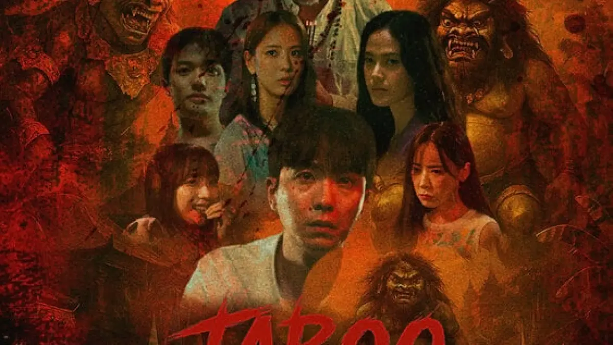Poster film Taboo: The Silent Day, film horor kolaborasi Korea-Indonesia garapan sutradara Park Kyung-kun yang mengangkat mitologi lokal asal Bali.