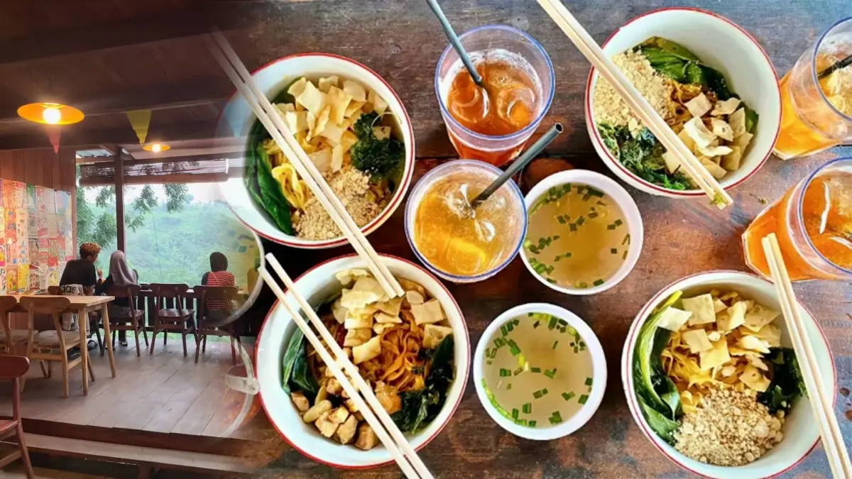 Depot Djoyo Trawas, sebuah tempat makan yang menyajikan pemandangan alam super indah